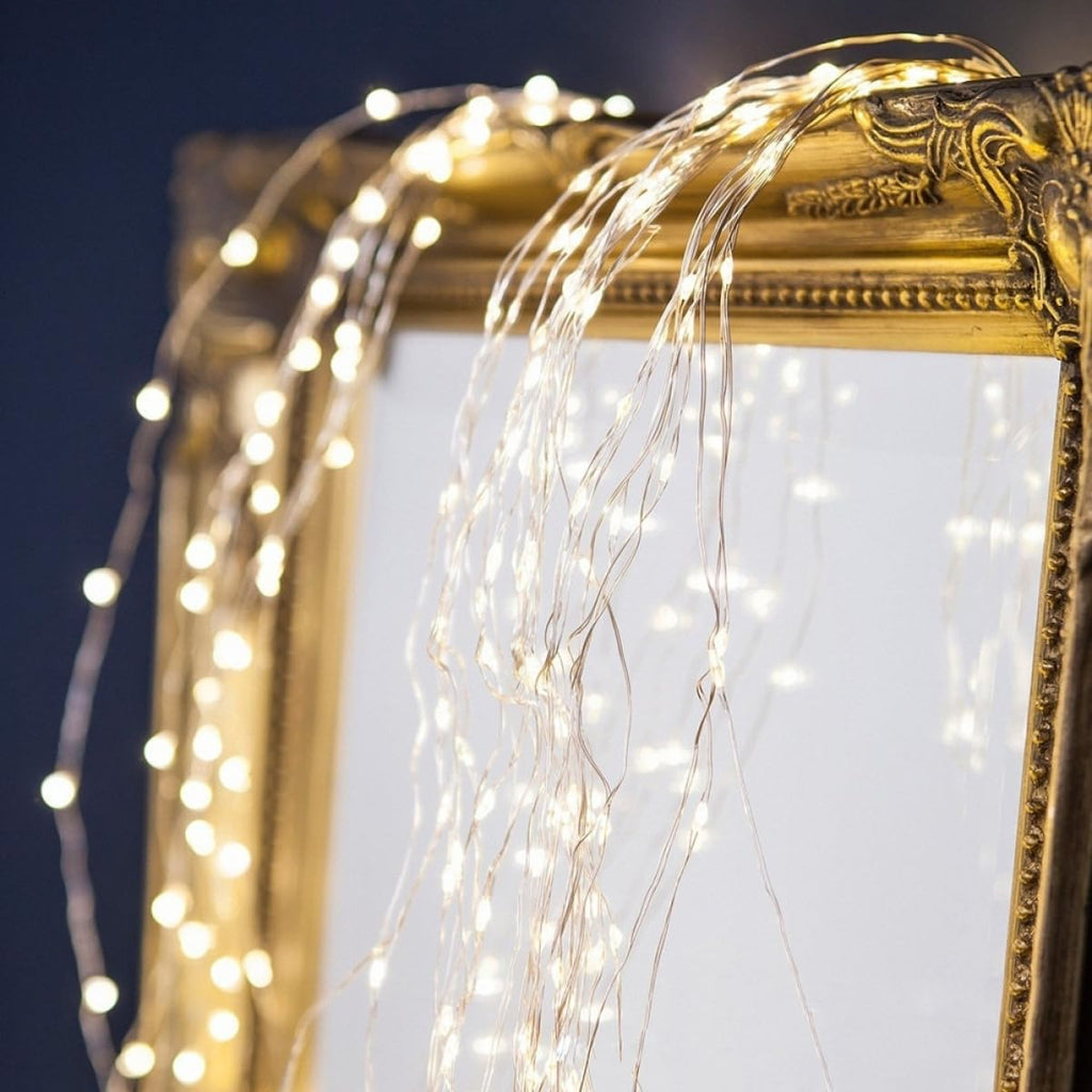 Cascading Twinkle Fairy Lights for Party, Christmas Tree,200 LED  | 6.5FT Outdoor Waterproof String Lights
