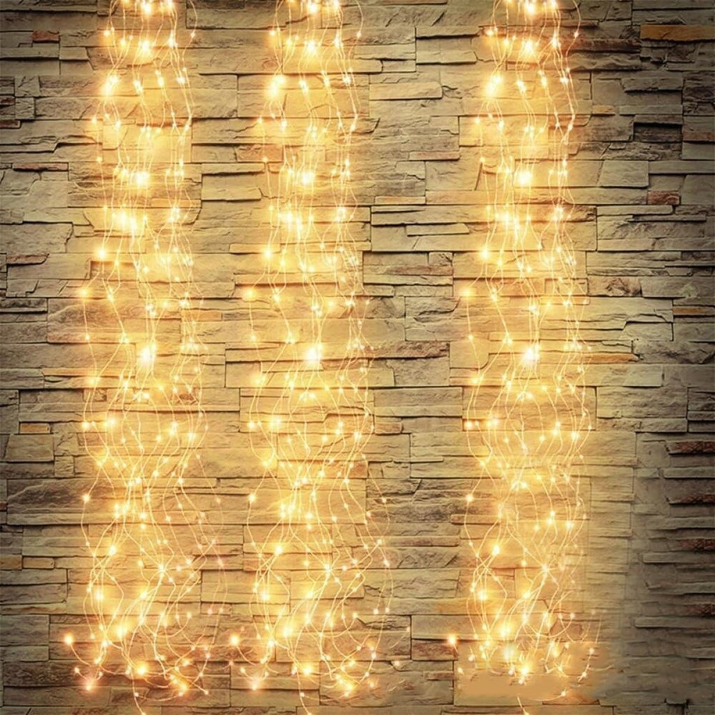 Cascading Twinkle Fairy Lights for Party, Christmas Tree,200 LED  | 6.5FT Outdoor Waterproof String Lights