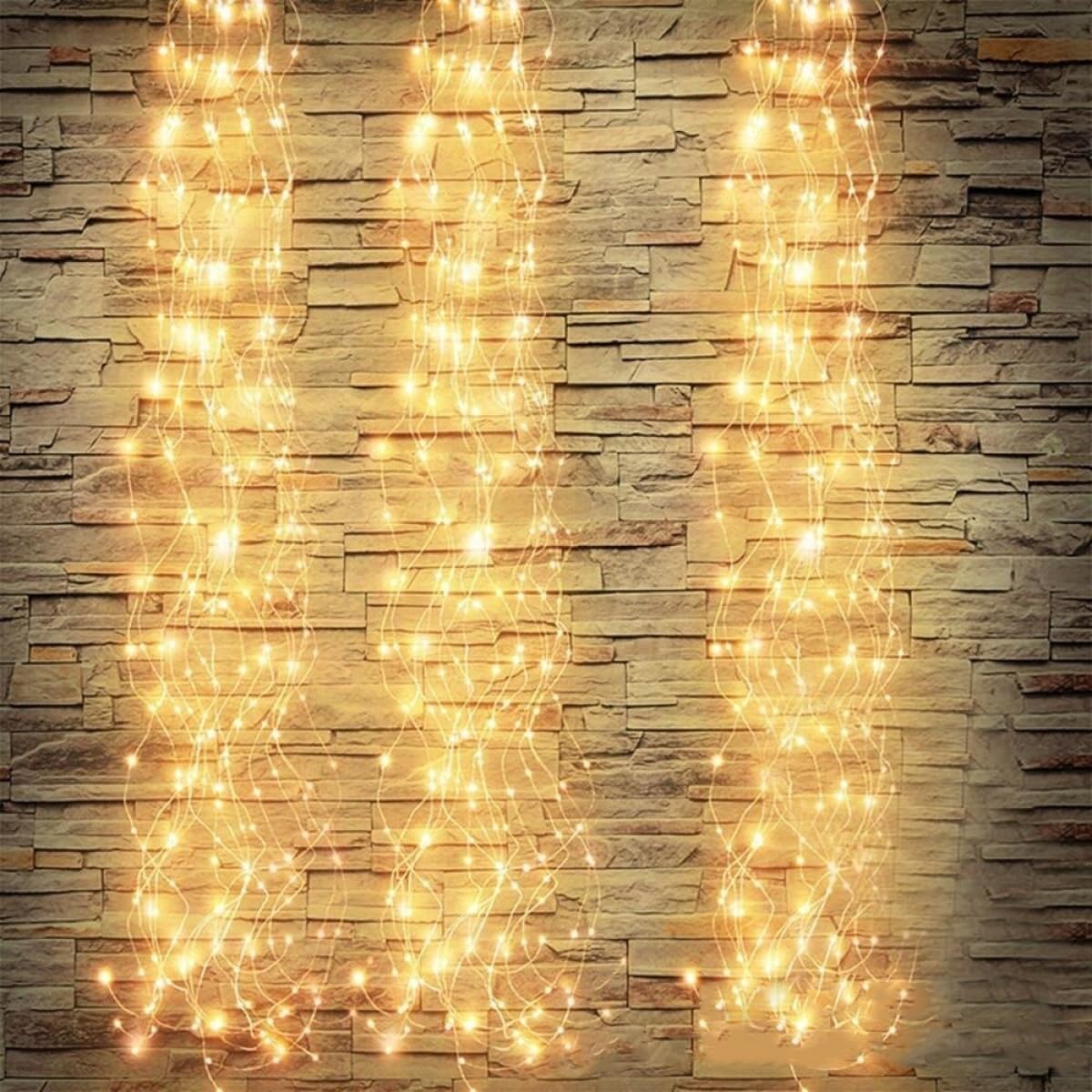 Cascading Twinkle Fairy Lights for Party, Christmas Tree,200 LED  | 6.5FT Outdoor Waterproof String Lights