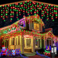 Icicle lights for Outside Christmas Lights Outdoor 33ft 320 LEDs Warm White
